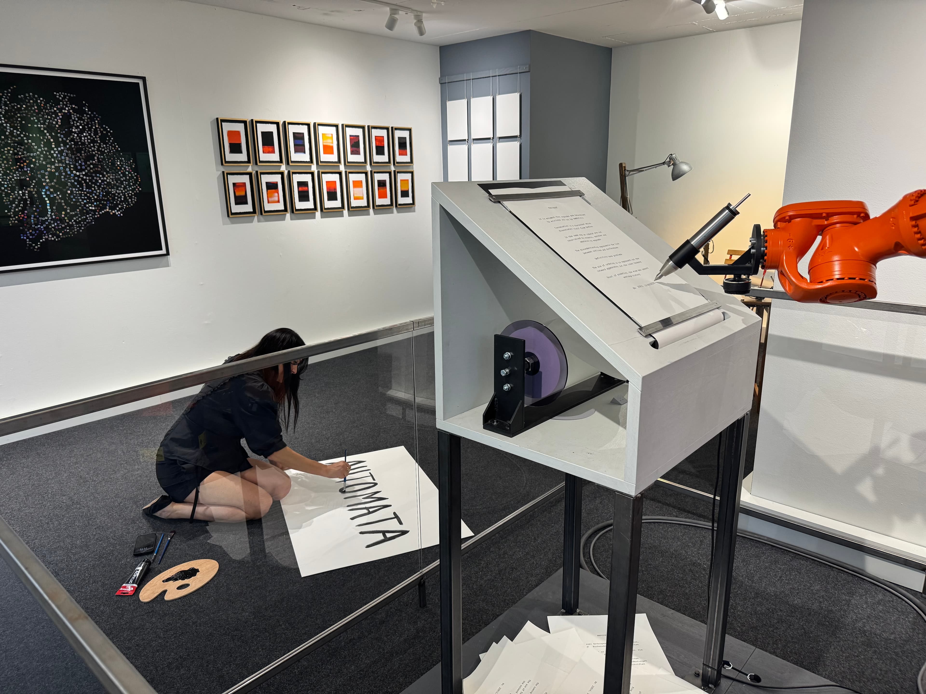 Art Basel Switzerland 2025 - AUTOMATA's inaugural exhibition showcasing autonomous art from mechanical origins to AI-driven futures