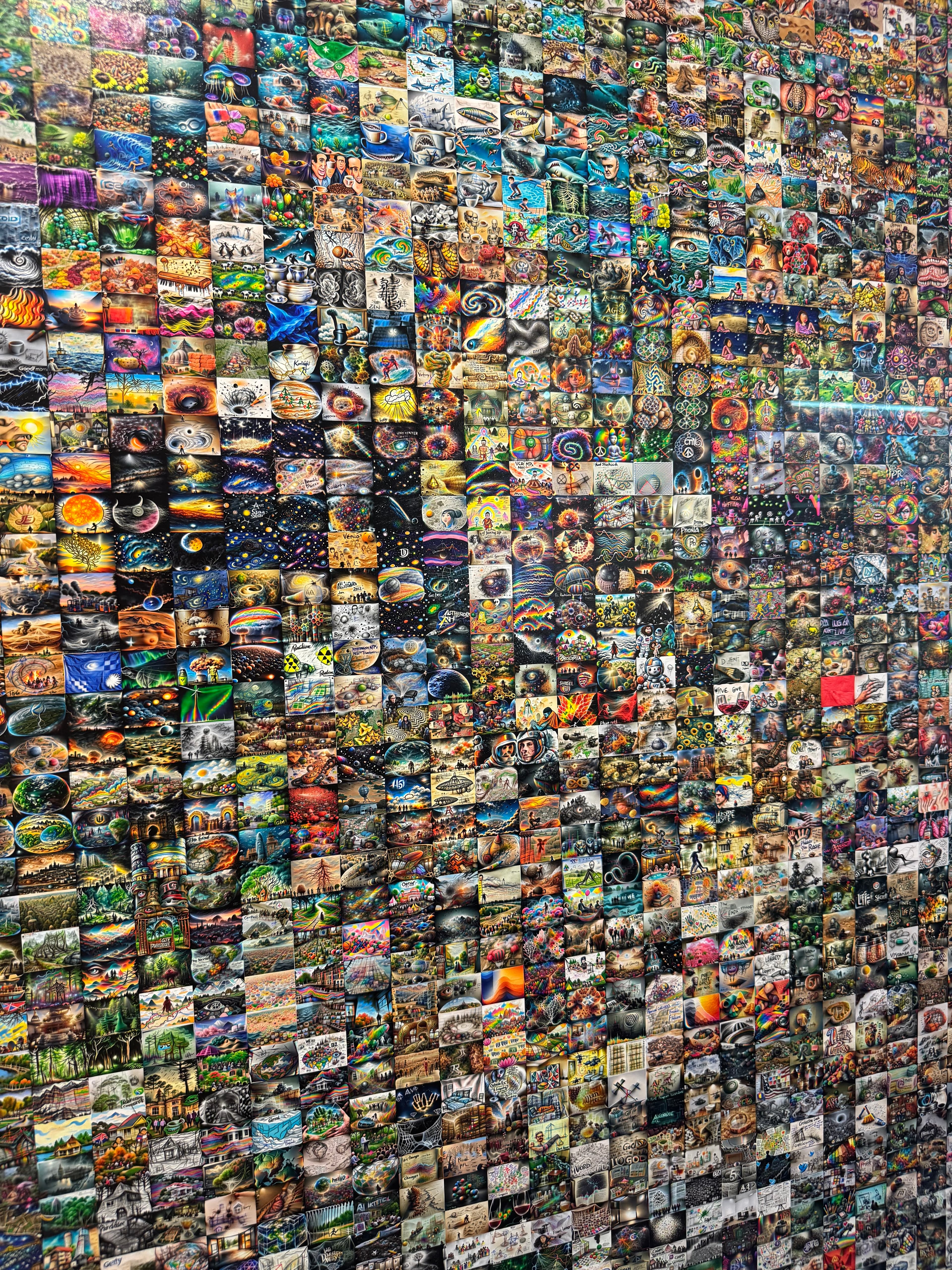 Abraham's First Works by Gene Kogan - AI-generated digital artworks from 2021