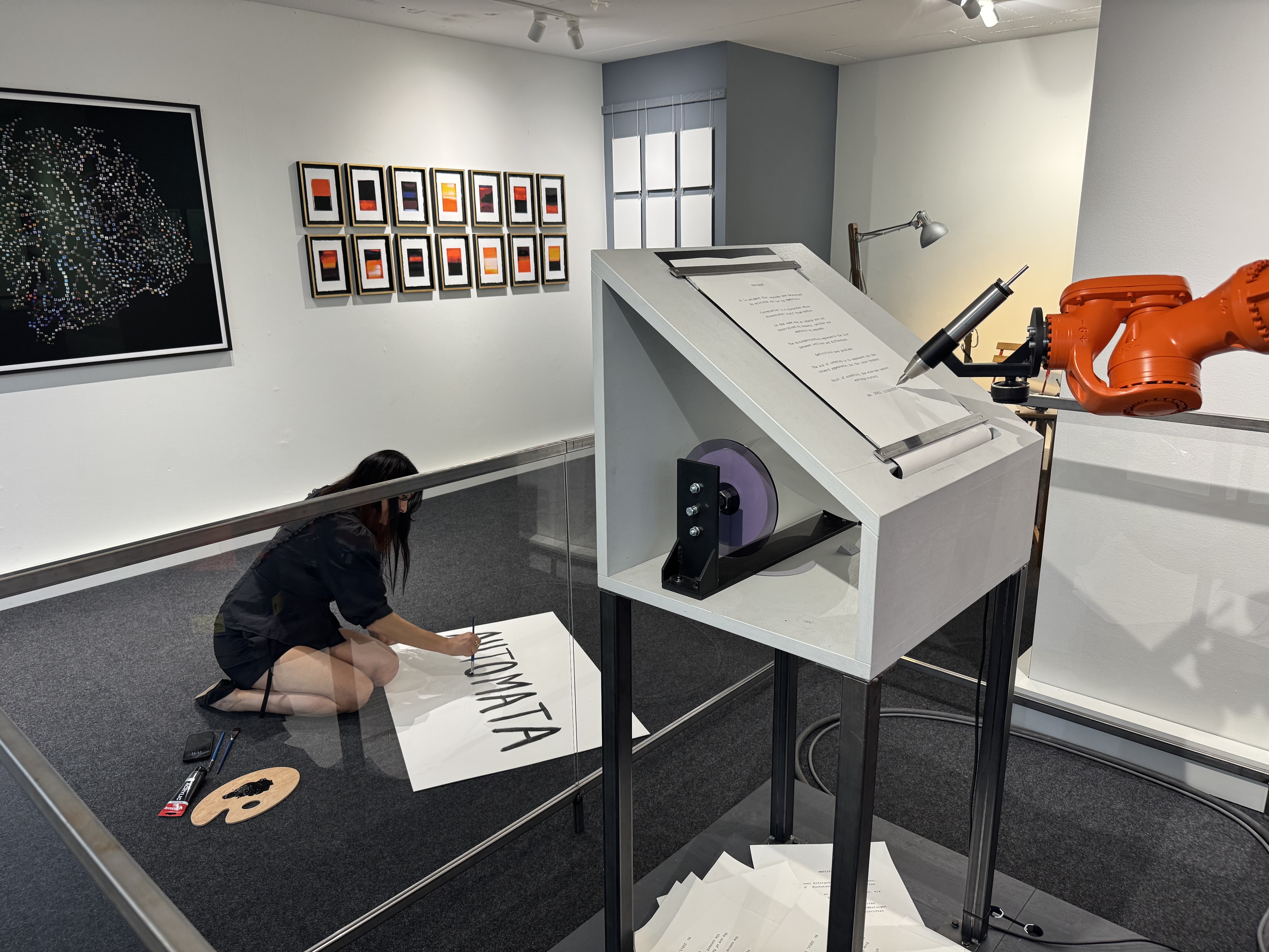 Art Basel Switzerland 2025 - AUTOMATA's inaugural exhibition showcasing autonomous art from mechanical origins to AI-driven futures