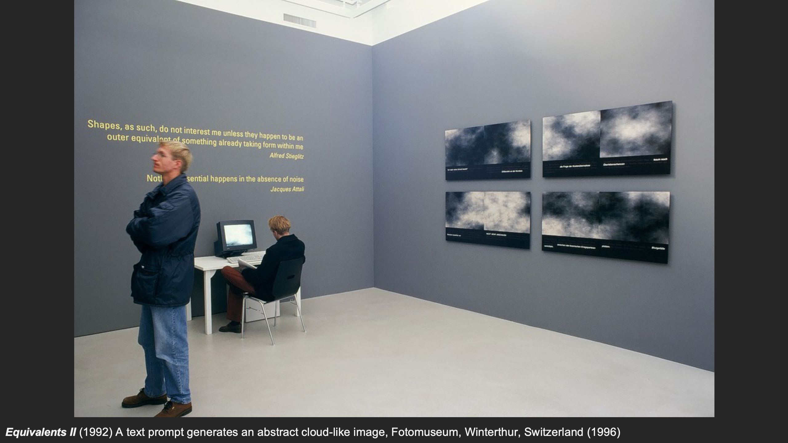 George Legrady - Interactive Installation